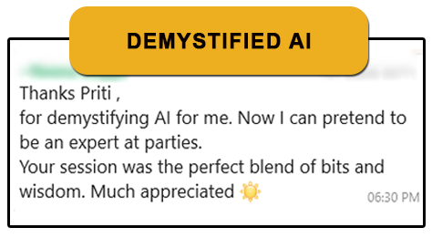 Demystified AI - workshop review