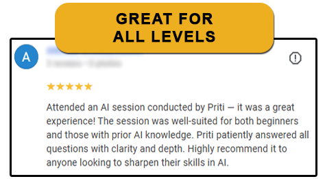 Great for all levels - workshop review